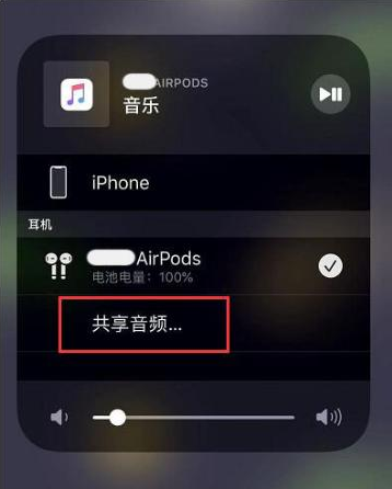 电白苹果14音频维修点分享iPhone14音频共享设置方法 